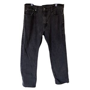Levi's 559 Relaxed Straight Fit Jeans Mens 36 X 30 Black Denim